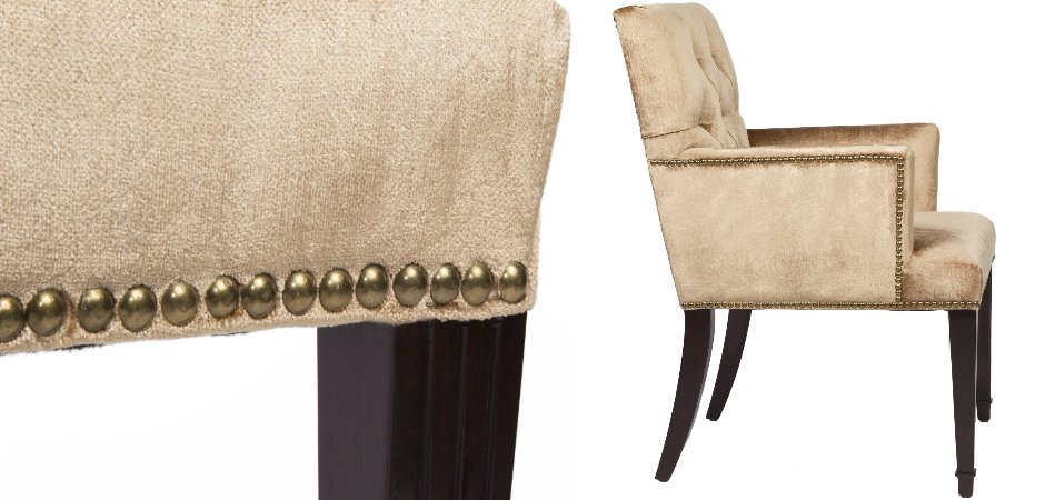 Стул с подлокотниками Parisian Chic Beige Стул с подлокотниками Parisian Chic Beige - Loft-Concept в Костроме