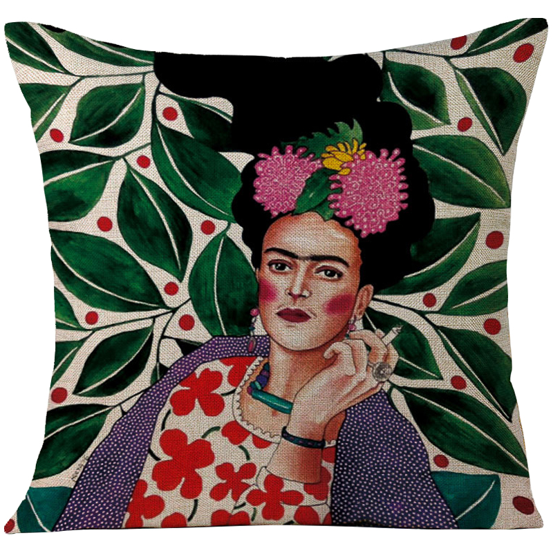Декоративная подушка Frida Kahlo 13 Мульти Декоративная подушка Frida Kahlo 13 Мульти в Костроме | Loft Concept