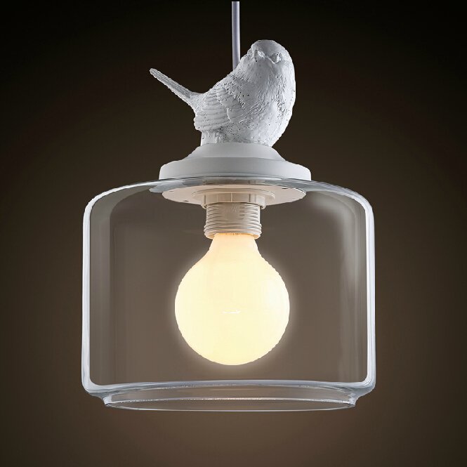 Подвесной светильник Provence Bird Pendant Белый Подвесной светильник Provence Bird Pendant Белый в Костроме | Loft Concept