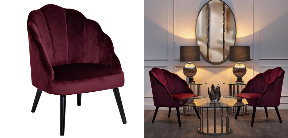 Кресло FolioFlower Armchair burgundy Кресло FolioFlower Armchair burgundy - Loft-Concept в Костроме