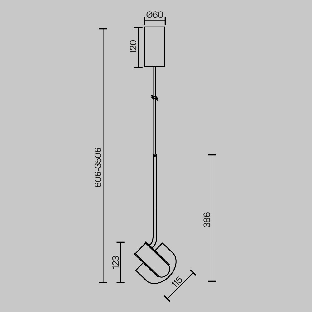 Подвесной светильник в цвете Латунь Levix в Костроме