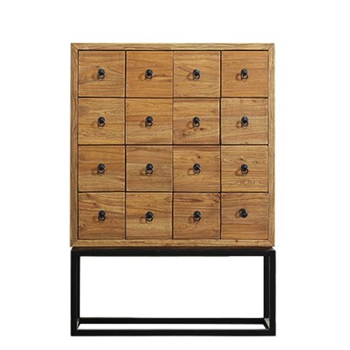 Комод в стиле Лофт с квадратными ящиками Vintage 16 Boxs  в Костроме | Loft Concept 