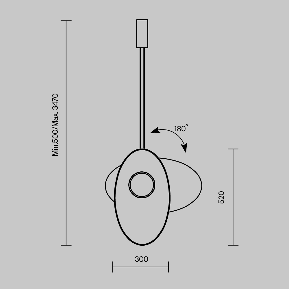 Подвесной светильник Evolution 3000К 9Вт в Костроме