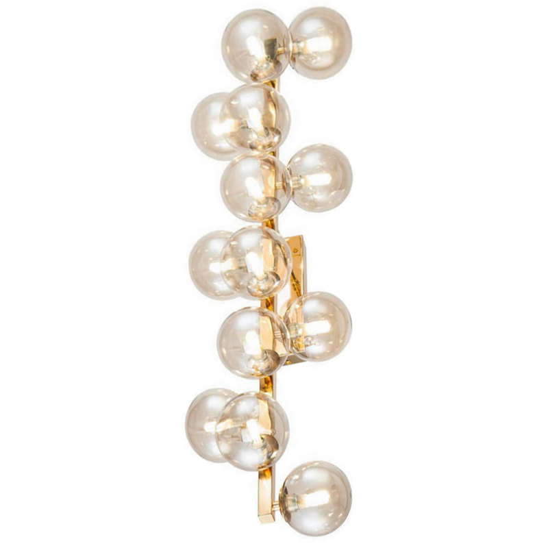 Бра Berries Chandelier Amber 13 Глянцевое золото Янтарь (Amber) Бра Berries Chandelier Amber 13 Глянцевое золото Янтарь (Amber) в Костроме | Loft Concept