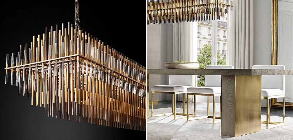 Люстра Restoration Hardware Emile Linear Chandelier Люстра Restoration Hardware Emile Linear Chandelier - Loft-Concept в Костроме