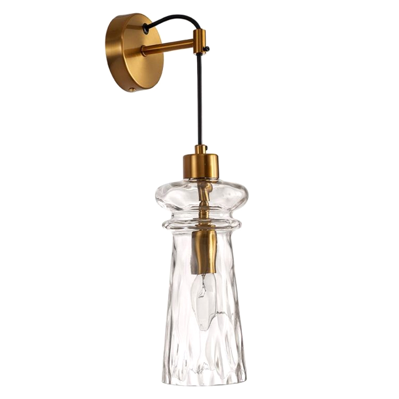 Бра Old Lantern Бронза Прозрачный Бра Old Lantern Бронза Прозрачный в Костроме | Loft Concept