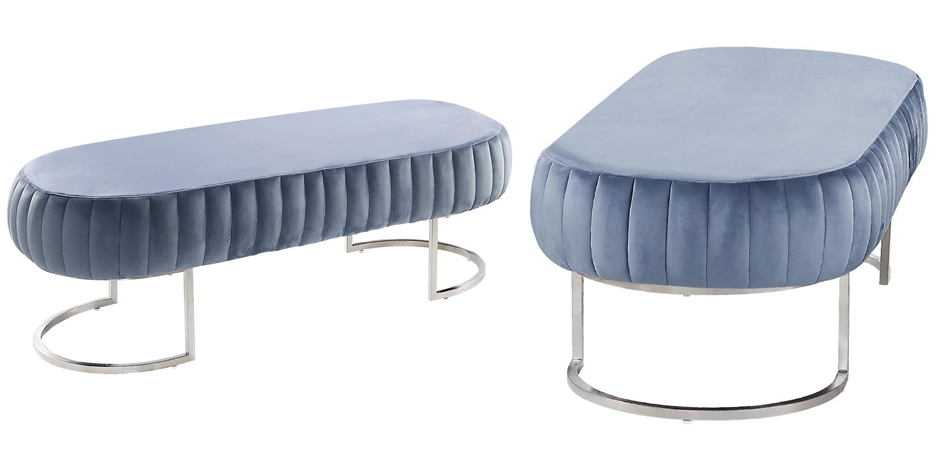 Банкетка Soft Blocks Blue Gray Банкетка Soft Blocks Blue Gray - Loft-Concept в Костроме