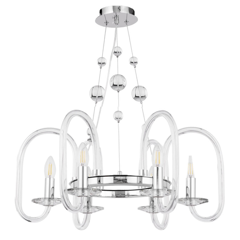 Люстра Destiny Chandelier Хром Люстра Destiny Chandelier Хром в Костроме | Loft Concept