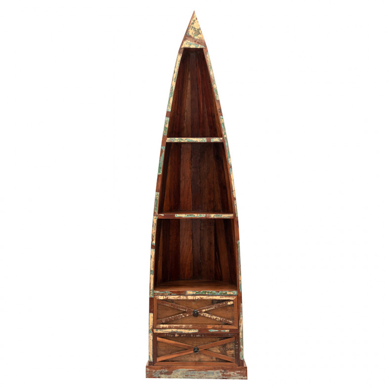 Стеллаж Old Boat Brown Коричневый Стеллаж Old Boat Brown Коричневый в Костроме | Loft Concept