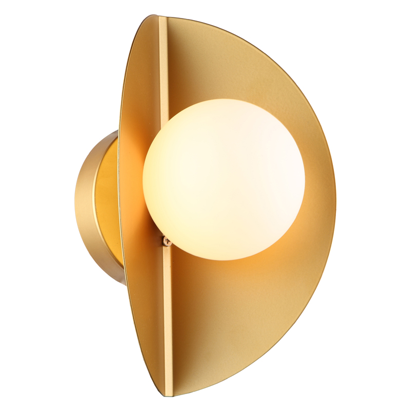 Бра Pascal Sconce Белый Золотой Бра Pascal Sconce Белый Золотой в Костроме | Loft Concept