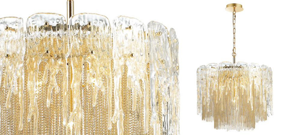 Люстра Ice and Gold Chains - Loft-Concept в Костроме
