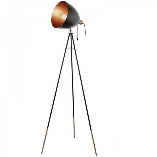 Напольный светильник Scopus Floor Lamp Черный Медь Напольный светильник Scopus Floor Lamp Черный Медь в Костроме | Loft Concept