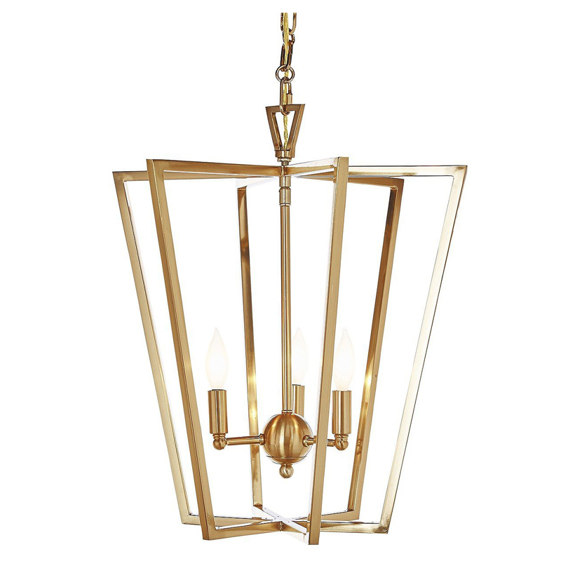 Люстра Fabiole Gold Cage Chandelier Золотой Люстра Fabiole Gold Cage Chandelier Золотой в Костроме | Loft Concept