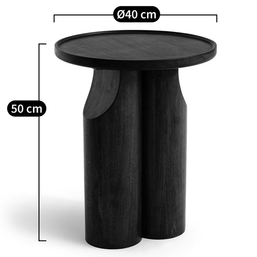 Круглый приставной стол из массива ореха Balu Wooden Side Table Круглый приставной стол из массива ореха Balu Wooden Side Table в Костроме