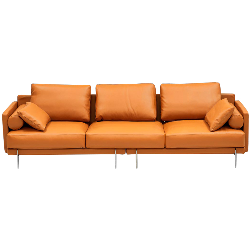 Диван Mosley Orange Sofa Оранжевый Оранжевый Диван Mosley Orange Sofa Оранжевый Оранжевый в Костроме | Loft Concept