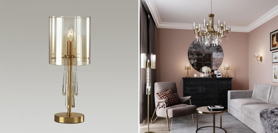 Настольная Лампа Glass World Bronze Настольная Лампа Glass World Bronze - Loft-Concept в Костроме