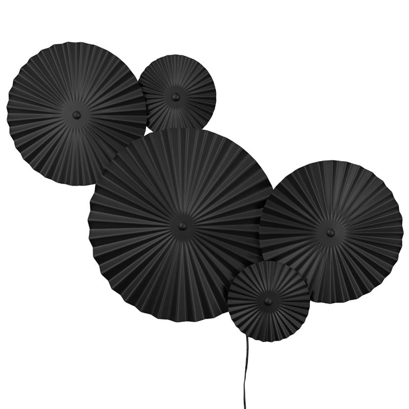 Wall lamp Omega BLACK Черный Wall lamp Omega BLACK Черный в Костроме | Loft Concept