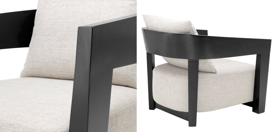 Кресло Eichholtz Chair Rubautelli Black Кресло Eichholtz Chair Rubautelli Black - Loft-Concept в Костроме