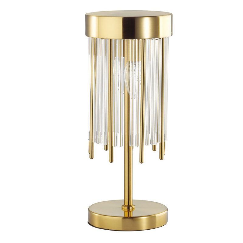 Настольная лампа Niemira Table lamp Прозрачный (Transparent) Золотой Настольная лампа Niemira Table lamp Прозрачный (Transparent) Золотой в Костроме | Loft Concept