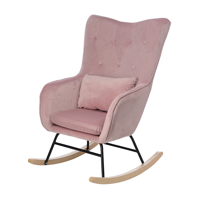 Кресло-качалка Lassily Pink Розовый Кресло-качалка Lassily Pink Розовый в Костроме | Loft Concept