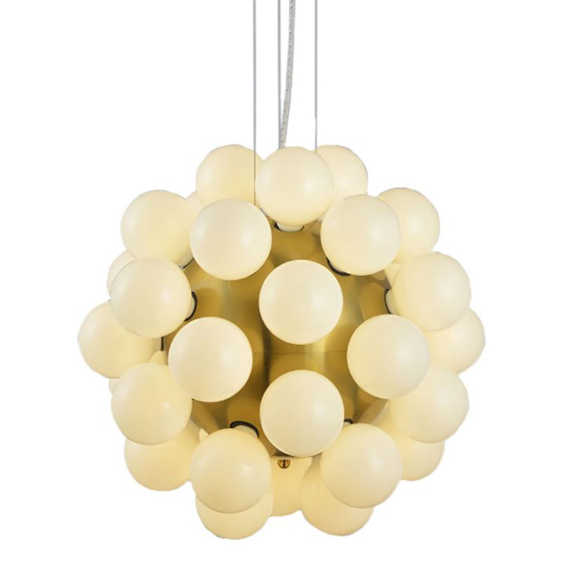 Люстра Korneli Chandelier white Золотой Белое матовое стекло Люстра Korneli Chandelier white Золотой Белое матовое стекло в Костроме | Loft Concept