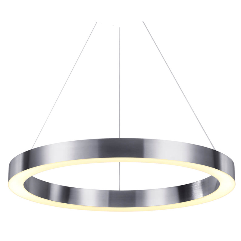 Подвесной светильник Nickel Ribbon Ring 60 Никель Подвесной светильник Nickel Ribbon Ring 60 Никель в Костроме | Loft Concept