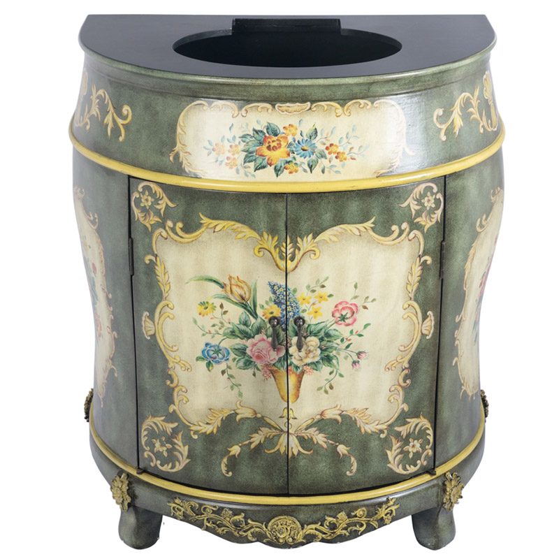 Тумба под раковину в стиле прованс Marceth nightstand Серый (Gray) Золотой Мульти Тумба под раковину в стиле прованс Marceth nightstand Серый (Gray) Золотой Мульти в Костроме | Loft Concept