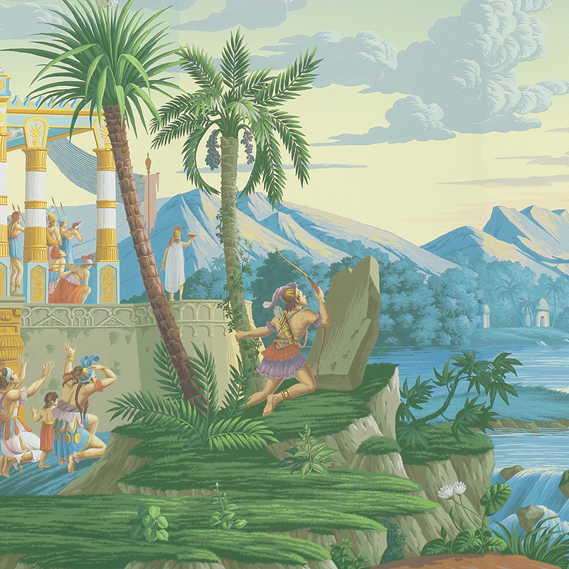 Обои ручная роспись The Incas Special Colourway on scenic paper Обои ручная роспись The Incas Special Colourway on scenic paper в Костроме | Loft Concept