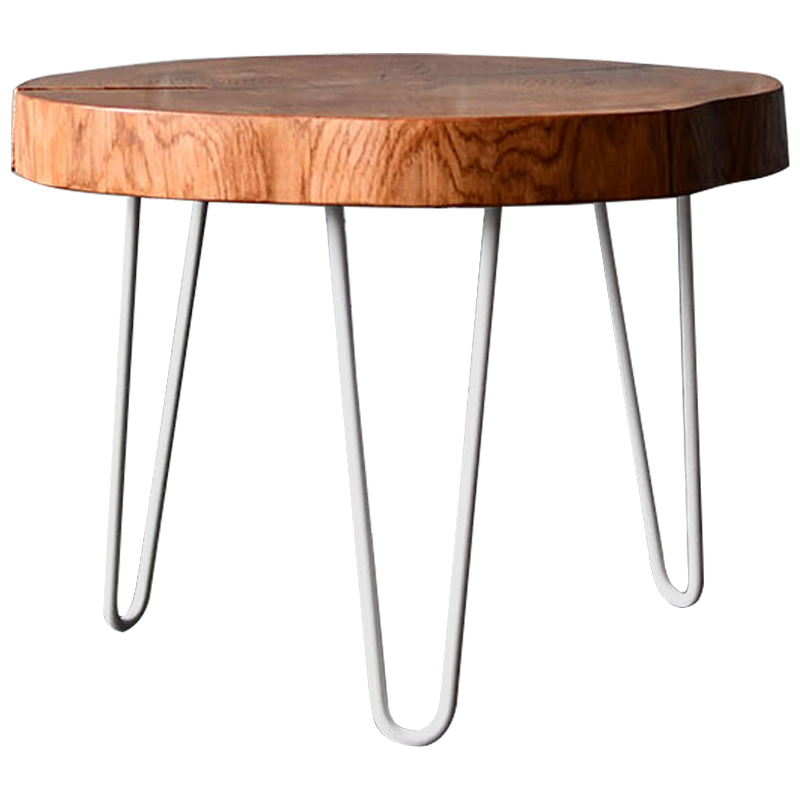 Кофейный стол Layan Industrial Metal Rust Coffee Table Белый Коричневый Кофейный стол Layan Industrial Metal Rust Coffee Table Белый Коричневый в Костроме | Loft Concept