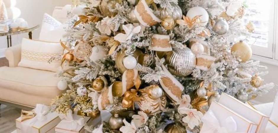 Дизайнерская Елка Премиум с Золотым Декором Christmas Tree Golden Tale Дизайнерская Елка Премиум с Золотым Декором Christmas Tree Golden Tale - Loft-Concept в Костроме