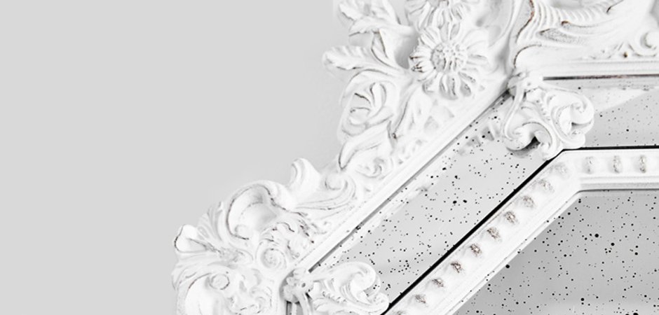 Зеркало Antique ornament White Зеркало Antique ornament White - Loft-Concept в Костроме