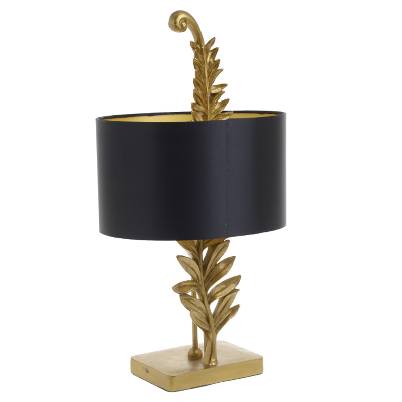 Настольная лампа Tropical Gold Leaf Черный Золотой Настольная лампа Tropical Gold Leaf Черный Золотой в Костроме | Loft Concept