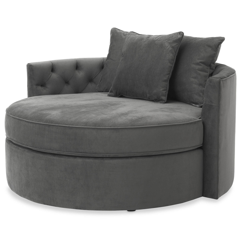 Диван Eichholtz Sofa Carlita Granite grey Серый Диван Eichholtz Sofa Carlita Granite grey Серый в Костроме | Loft Concept