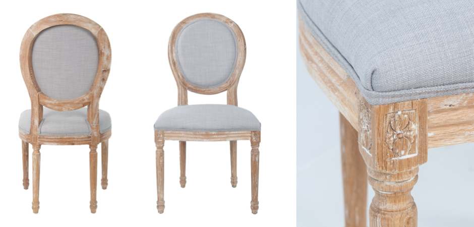 Стул French chairs Provence Light grey Chair Стул French chairs Provence Light grey Chair - Loft-Concept в Костроме