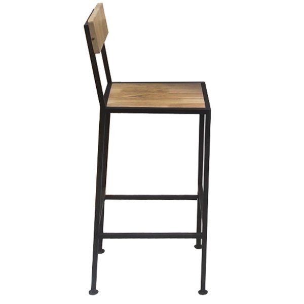 Барный стул Kraft Loft bar stool Коричневый Черный Барный стул Kraft Loft bar stool Коричневый Черный в Костроме | Loft Concept
