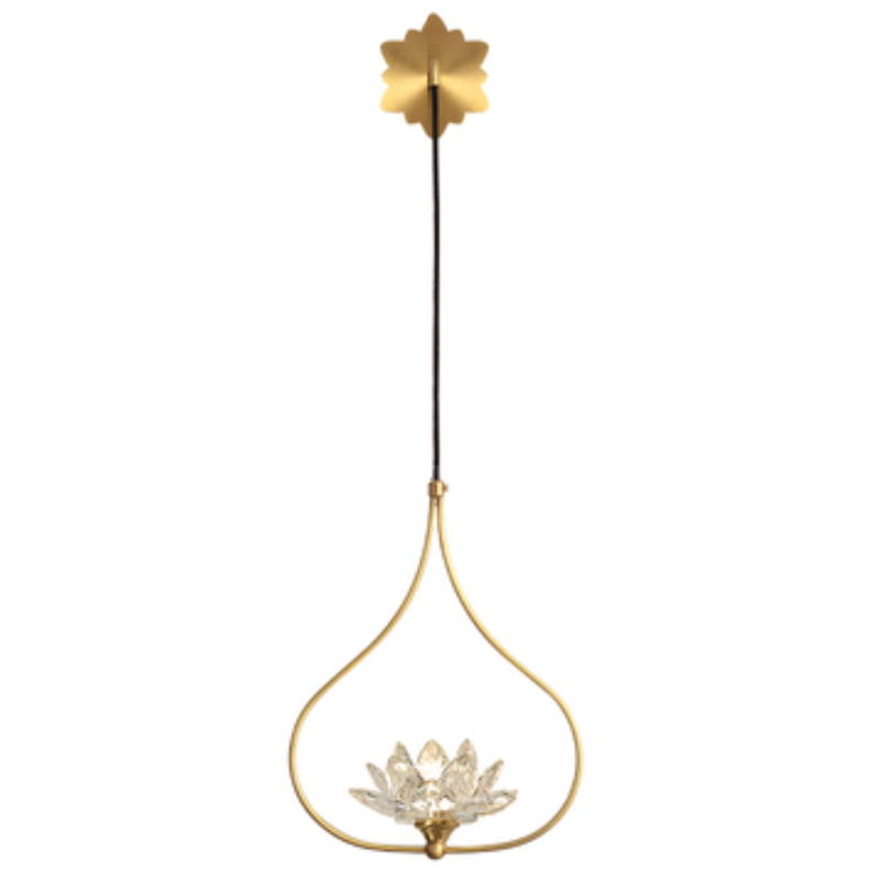 Бра Хрустальный Цветок Лотоса Lotus flower Wall Clear Glass B Латунь Прозрачное Стекло Бра Хрустальный Цветок Лотоса Lotus flower Wall Clear Glass B Латунь Прозрачное Стекло в Костроме | Loft Concept