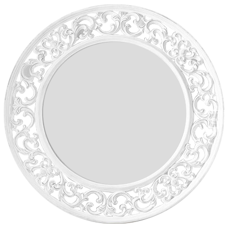 Зеркало Ursins Mirror Белый винтажная патина Зеркало Ursins Mirror Белый винтажная патина в Костроме | Loft Concept