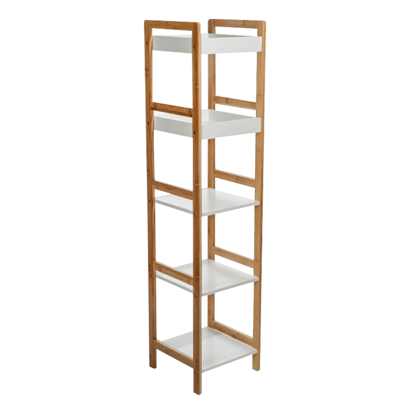 Стеллаж Stockholm White & Beige Slim Белый Бежевый Стеллаж Stockholm White & Beige Slim Белый Бежевый в Костроме | Loft Concept