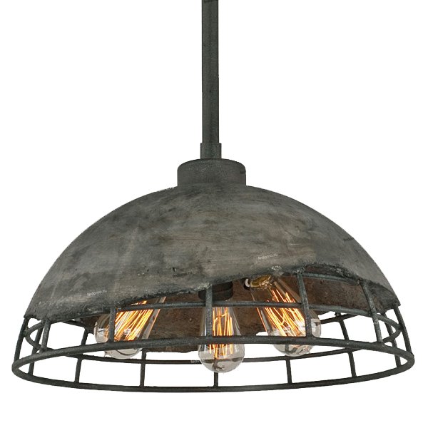 Подвесной светильник Stone industrial lamp 3 Серый (Gray) Подвесной светильник Stone industrial lamp 3 Серый (Gray) в Костроме | Loft Concept