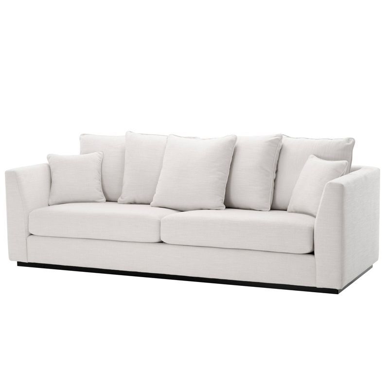 Диван Eichholtz Sofa Taylor white Белый Черный Диван Eichholtz Sofa Taylor white Белый Черный в Костроме | Loft Concept
