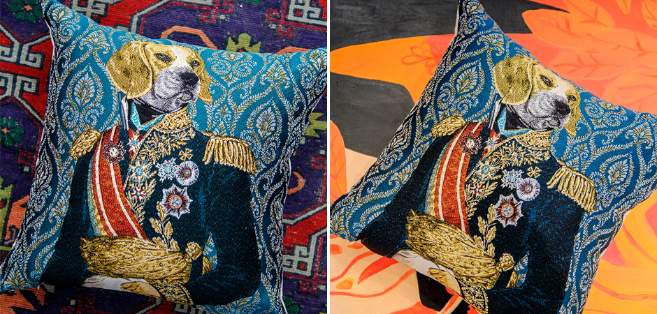 Декоративная подушка Emperor Dog Декоративная подушка Emperor Dog - Loft-Concept в Костроме