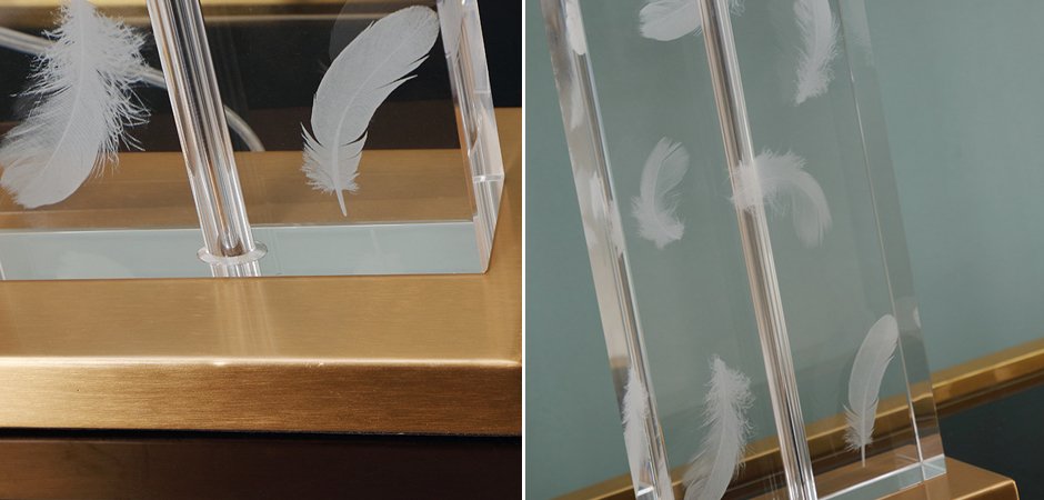 Настольная лампа Frozen Feathers Настольная лампа Frozen Feathers - Loft-Concept в Костроме