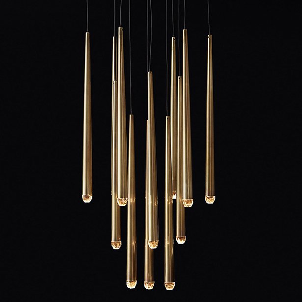 Люстра RH Aquitaine Round Chandelier Бронза Люстра RH Aquitaine Round Chandelier Бронза в Костроме | Loft Concept