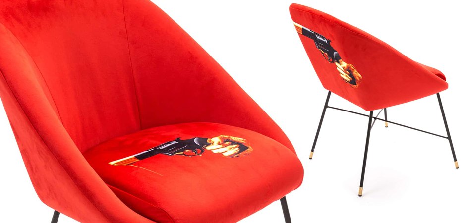 Полукресло Seletti Padded Chair Revolver Полукресло Seletti Padded Chair Revolver - Loft-Concept в Костроме