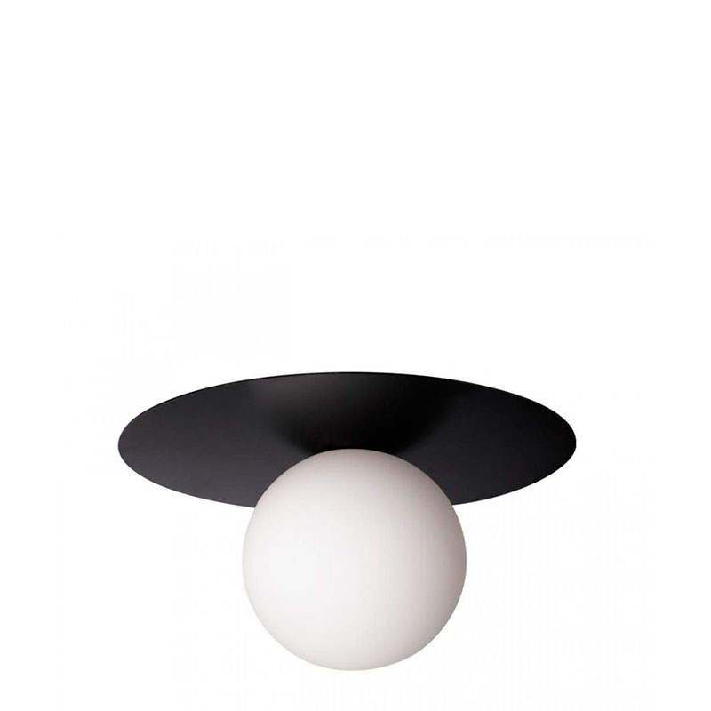 Светильник потолочный MATISSE Black 25 см Белый Черный Светильник потолочный MATISSE Black 25 см Белый Черный в Костроме | Loft Concept