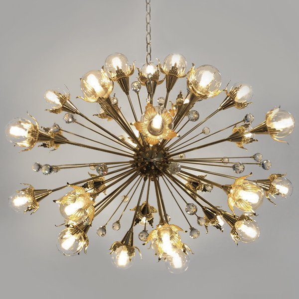 Люстра Jonathan Adler GIANT SPUTNIK CHANDELIER Латунь Люстра Jonathan Adler GIANT SPUTNIK CHANDELIER Латунь в Костроме | Loft Concept