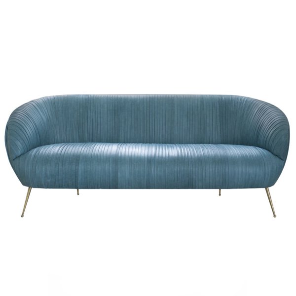 Софа Kelly Wearstler Souffle Settee Leather ivory ( слоновая кость ) Черный Светло-голубой Темно-синий Молочный Софа Kelly Wearstler Souffle Settee Leather ivory ( слоновая кость ) Черный Светло-голубой Темно-синий Молочный в Костроме | Loft Concept