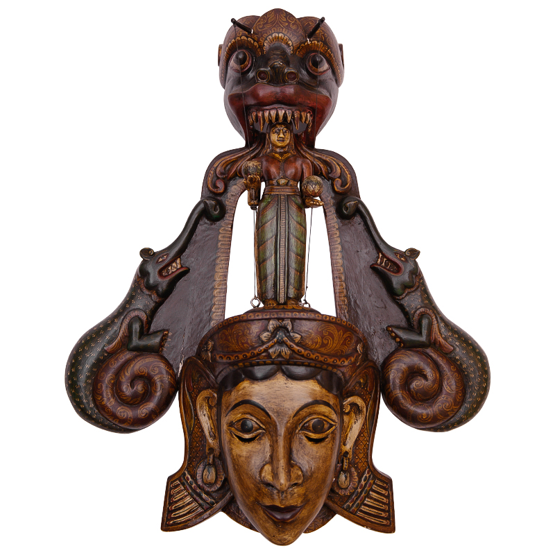 Маска Sri-Lanka Traditional Mask Шри-Ланка Коричневый Мульти Маска Sri-Lanka Traditional Mask Шри-Ланка Коричневый Мульти в Костроме | Loft Concept