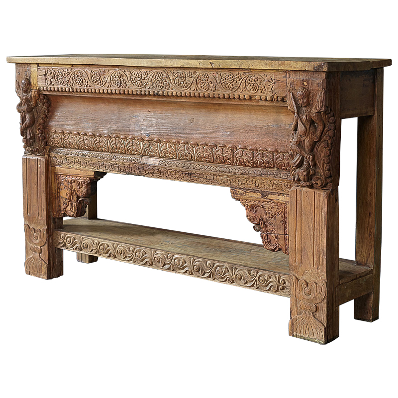 Консоль Sathwik Console Древесина Консоль Sathwik Console Древесина в Костроме | Loft Concept