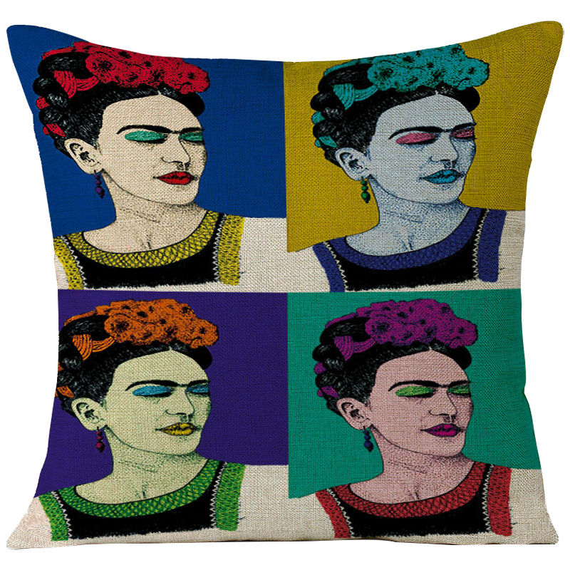Декоративная подушка Frida Kahlo 12 Мульти Декоративная подушка Frida Kahlo 12 Мульти в Костроме | Loft Concept